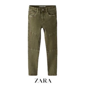 ZARA Kids | Dark Khaki | BIKER JEANS